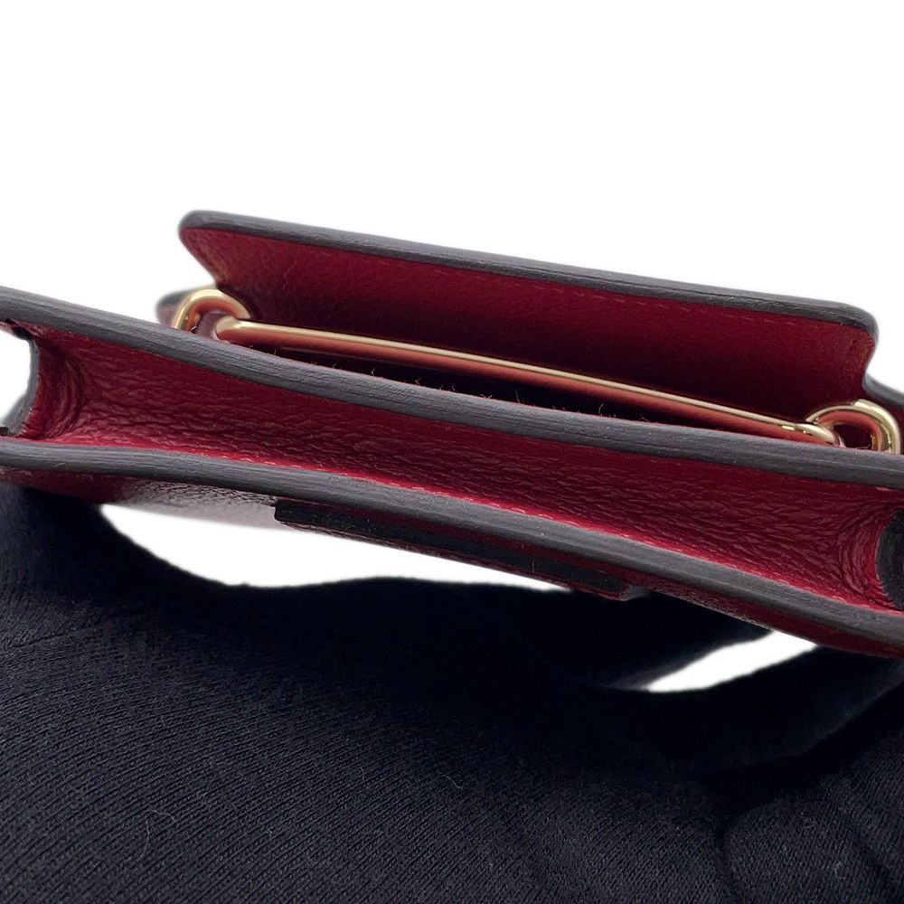 Hermes Wallet Roulis Slim Rouge Ash Gold Evercolor — view 7