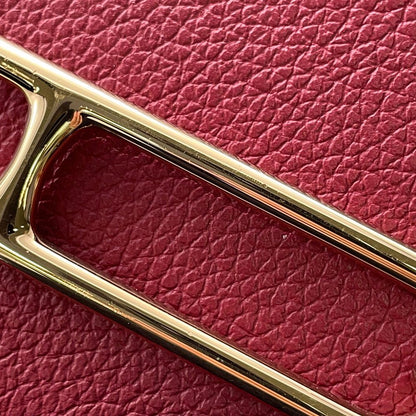 Hermes Wallet Roulis Slim Rouge Ash Gold Evercolor — view 8