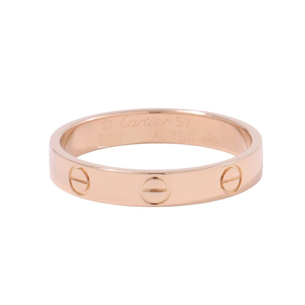 Cartier Ring Mini Love 18k Pink Gold Small