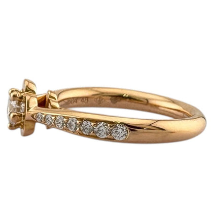 Chanel Camellia Ring 18k Gold Diamond — view 4