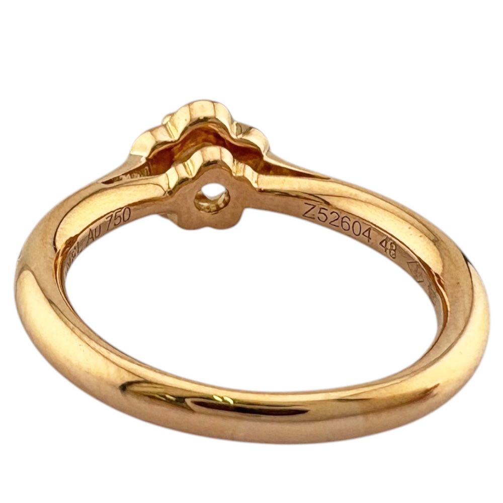 Chanel Camellia Ring 18k Gold Diamond — view 5