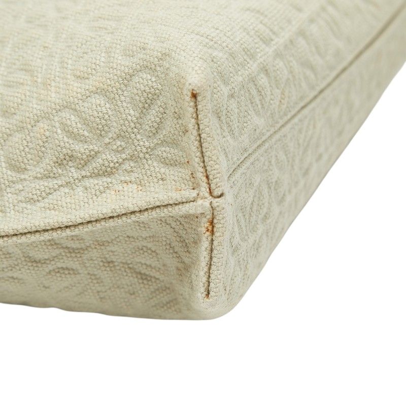 Loewe Repeat Anagram Tpouch Clutch Light Green Brown Canvas Leather — view 5