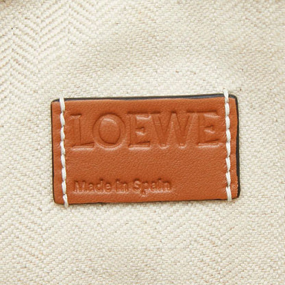 Loewe Repeat Anagram Tpouch Clutch Light Green Brown Canvas Leather — view 9