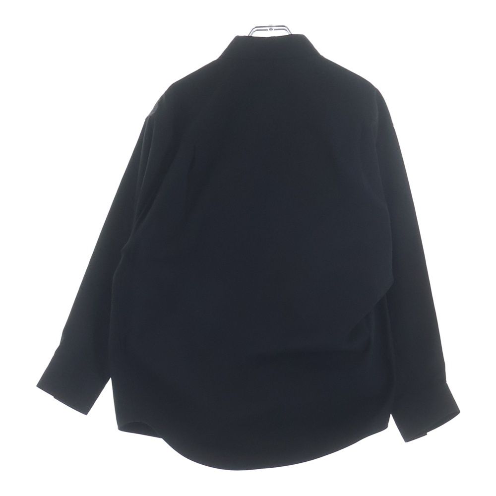 Balenciaga Chest Pocket Logo Embroidery Button Down Jacket Long Sleeve Shirt — view 2