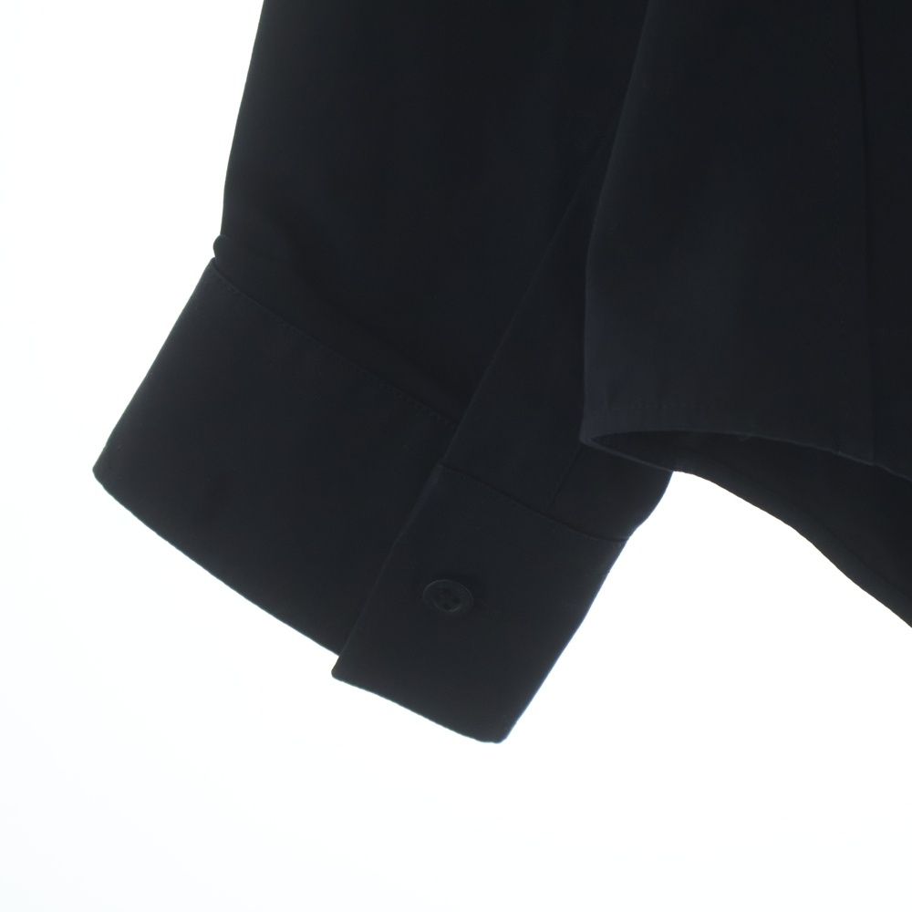 Balenciaga Chest Pocket Logo Embroidery Button Down Jacket Long Sleeve Shirt — view 4