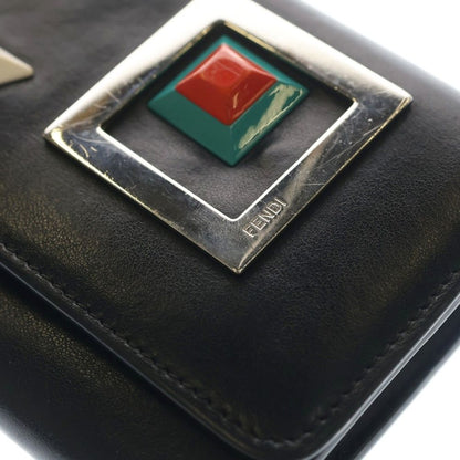Fendi Chain Wallet Hypnotize Leather Black — view 5