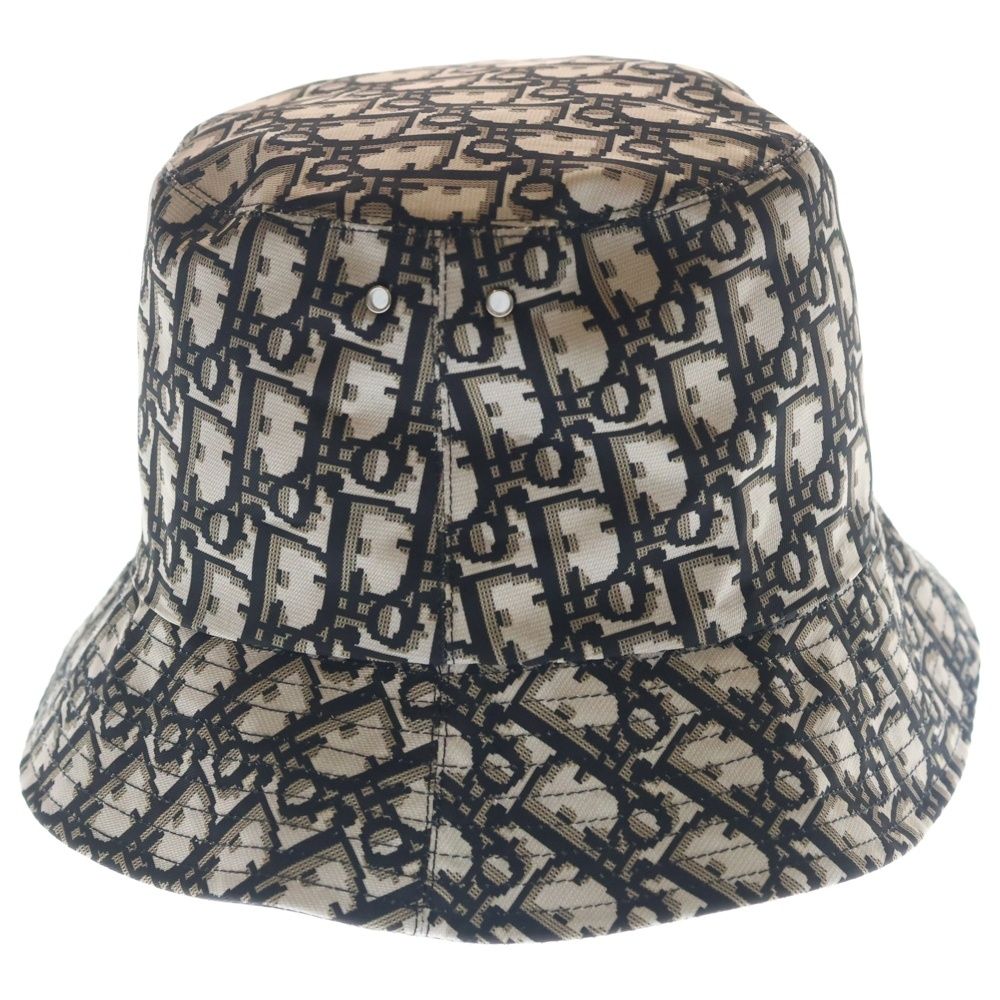 Dior Teddy-d Reversible Bob Hat Bucket Hat Oak Black — view 3