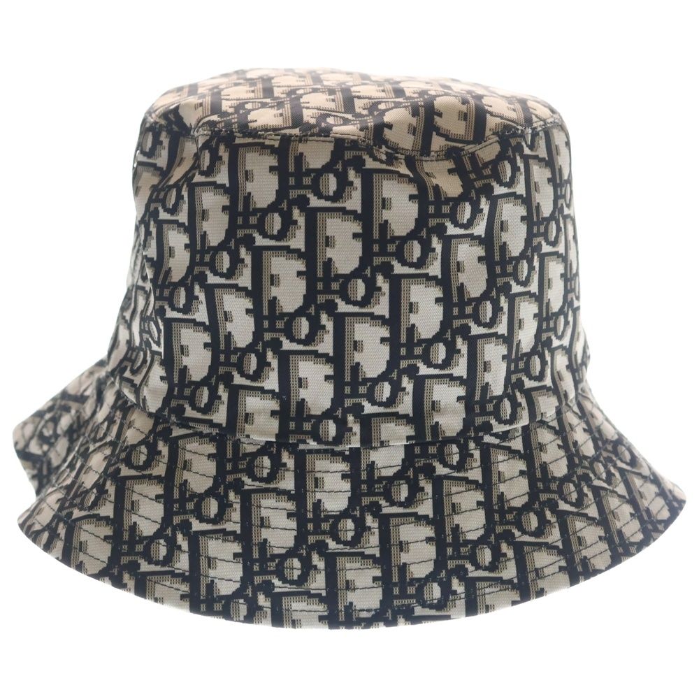 Dior Teddy-d Reversible Bob Hat Bucket Hat Oak Black — view 4