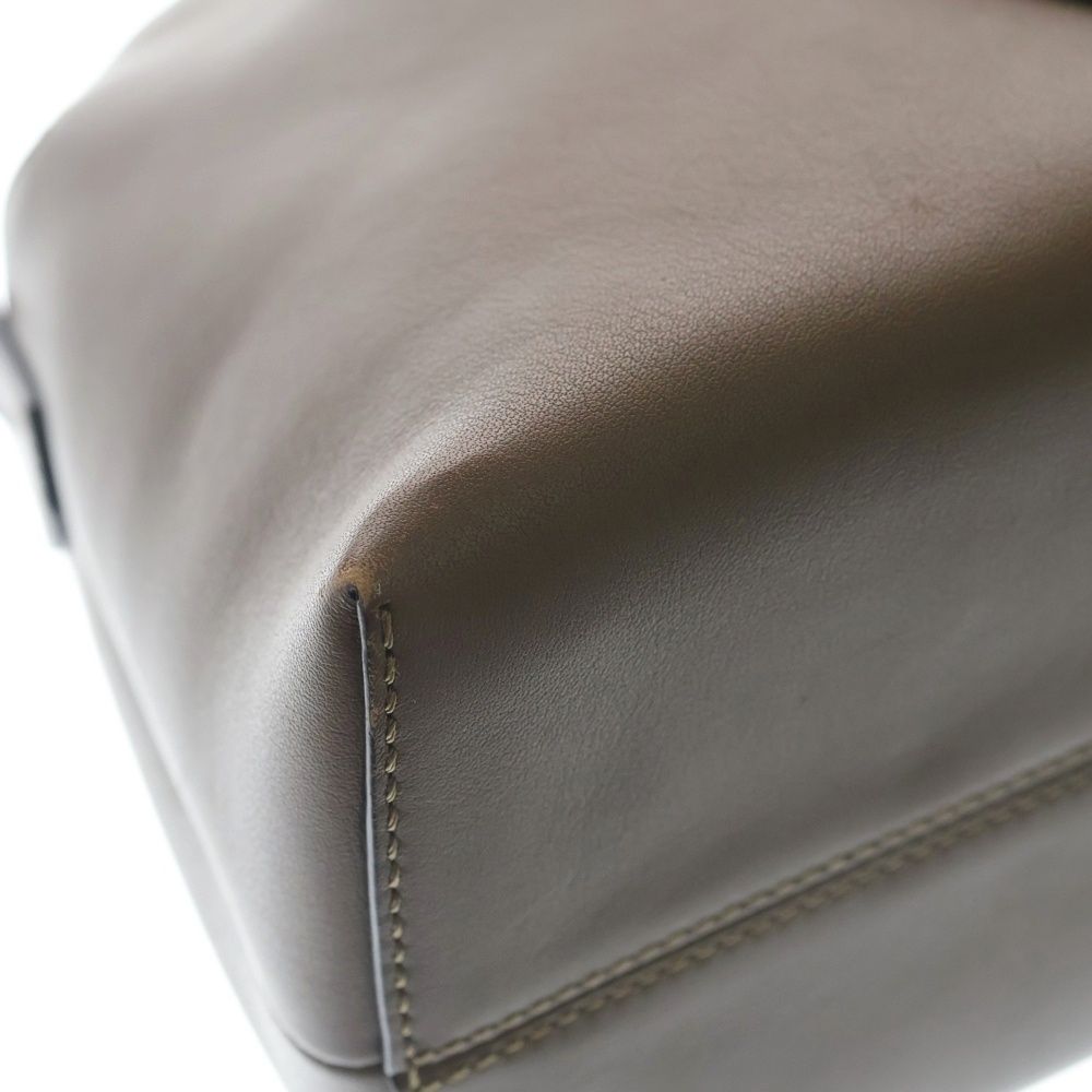 Fendi by the Way 2-Way Shoulder Bag Zucca Pattern Brown Leather Silver — view 5