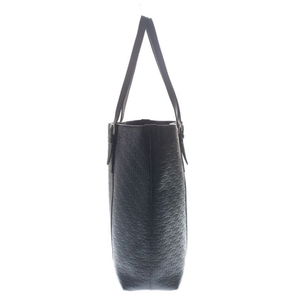 Celine Triomphe Tote Black Leather Silver — view 3