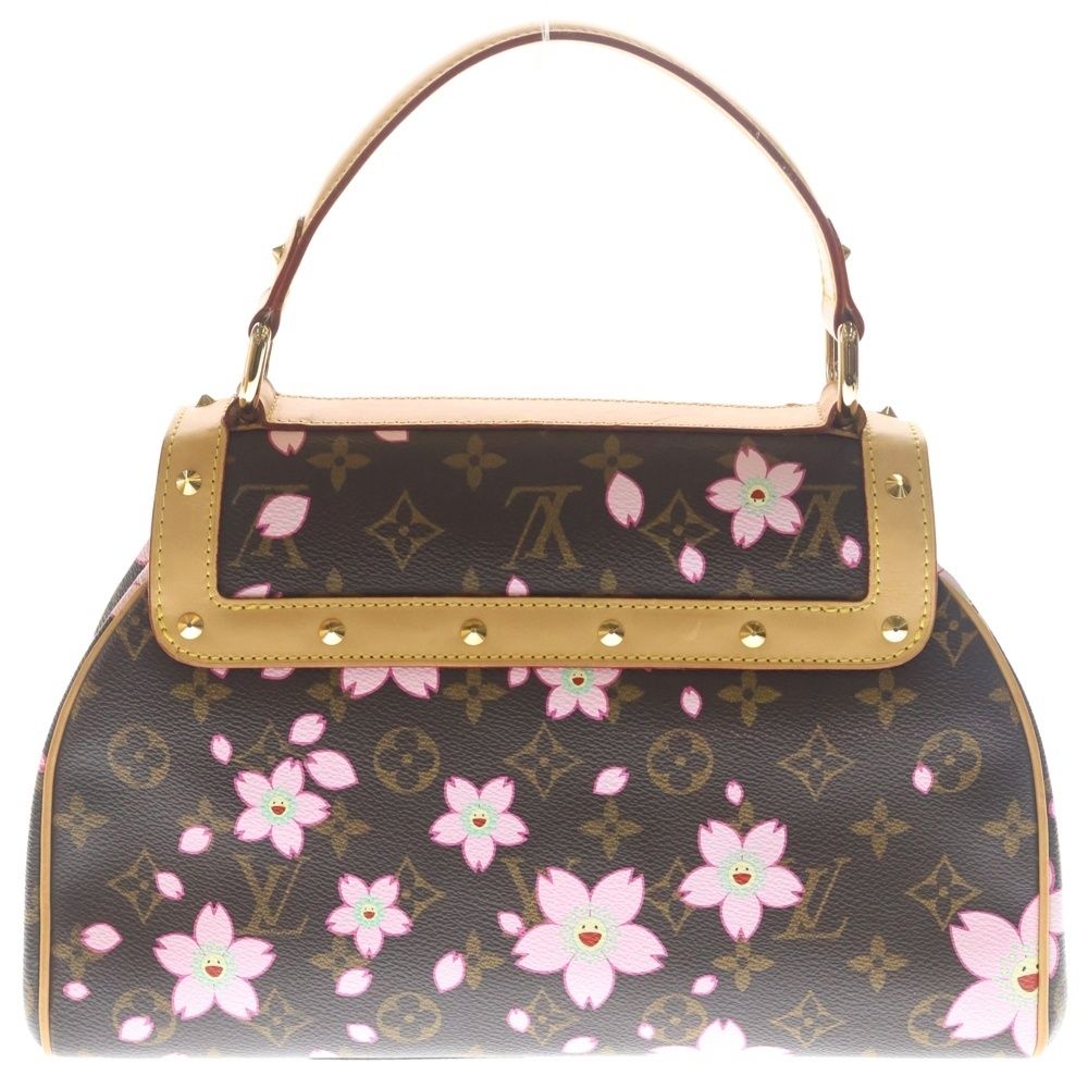 Louis Vuitton Sac Retro PM Monogram Cherry Blossom Handbag Brown — view 2
