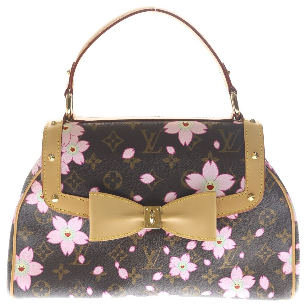 Louis Vuitton Sac Retro PM Monogram Cherry Blossom Handbag Brown