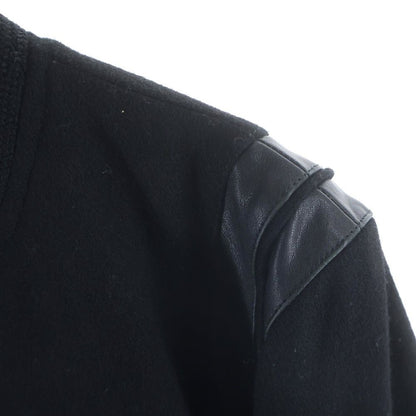 Saint Laurent Paris Teddy Jacket Stadium Bomber Black — view 6