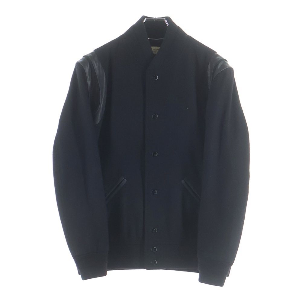 Saint Laurent Paris Teddy Jacket Stadium Bomber Black