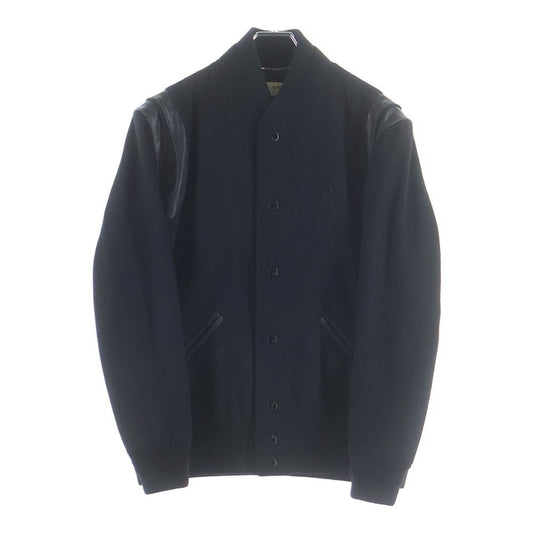 Saint Laurent Paris Teddy Jacket Stadium Bomber Black