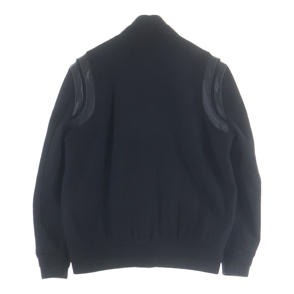 Saint Laurent Paris Teddy Jacket Stadium Bomber Black — view 2