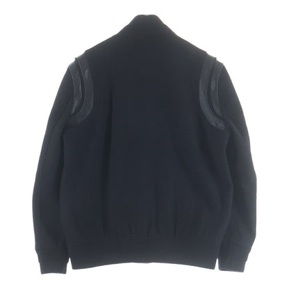 Saint Laurent Paris Teddy Jacket Stadium Bomber Black — view 2