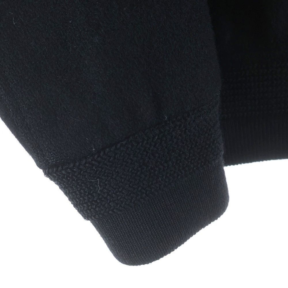 Saint Laurent Paris Teddy Jacket Stadium Bomber Black — view 5