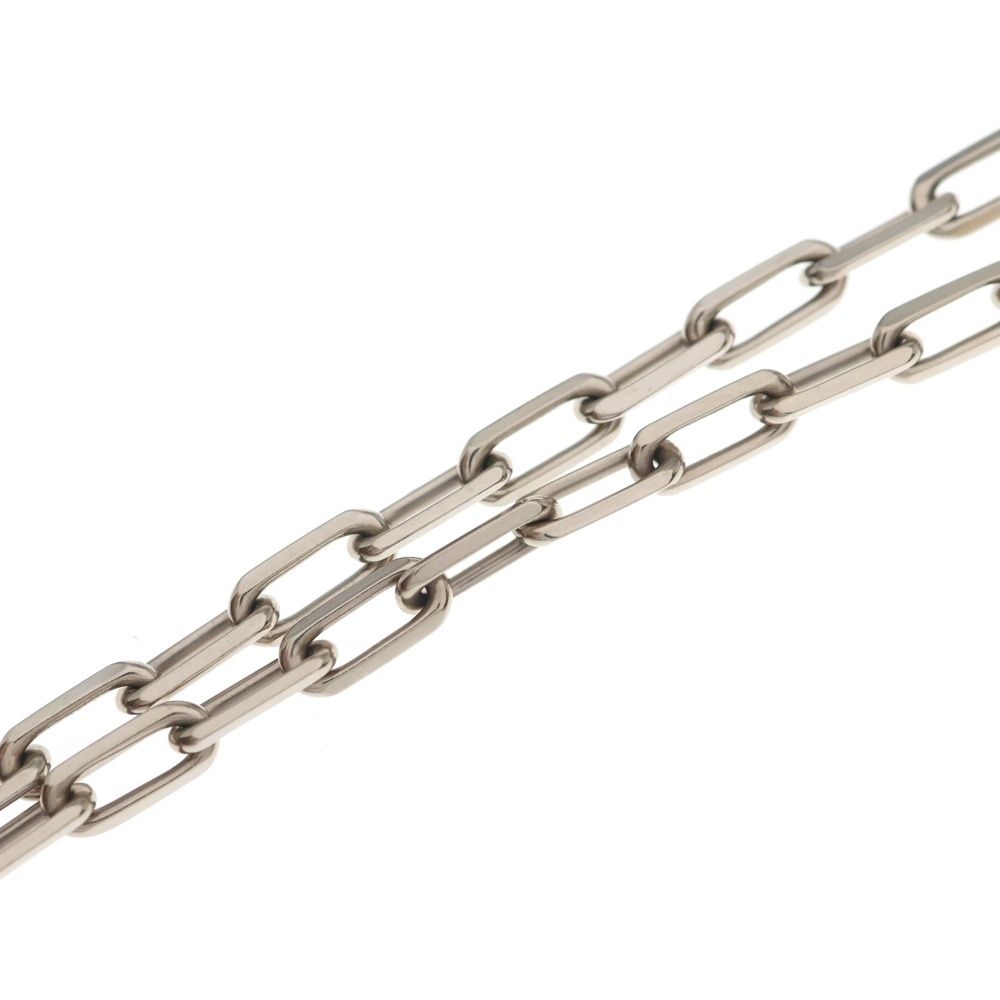 Cartier Santos de Cartier Chain Necklace 18k White Gold — view 5