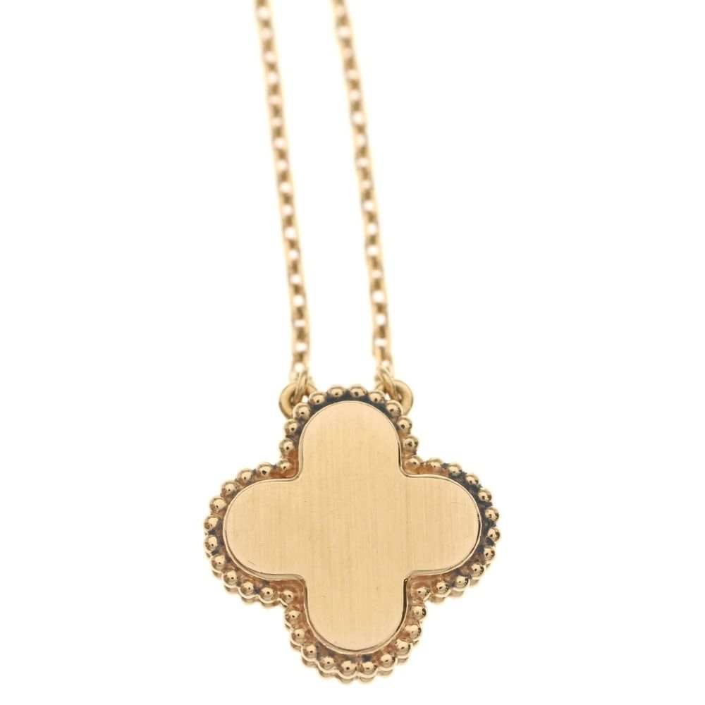 Van Cleef & Arpels Vintage Alhambra Obsidian Diamond Necklace Holiday Limited — view 5