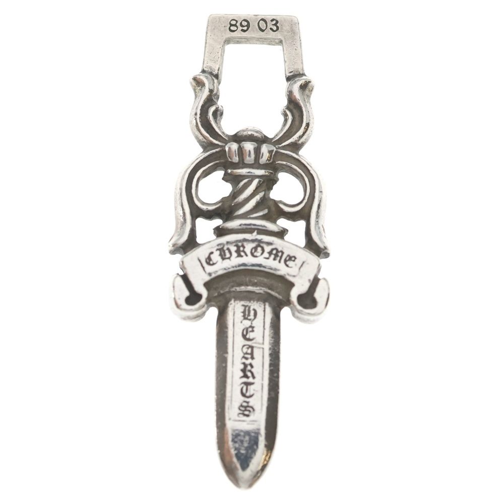 Chrome Hearts 10 Dagger Pendant Top Silver