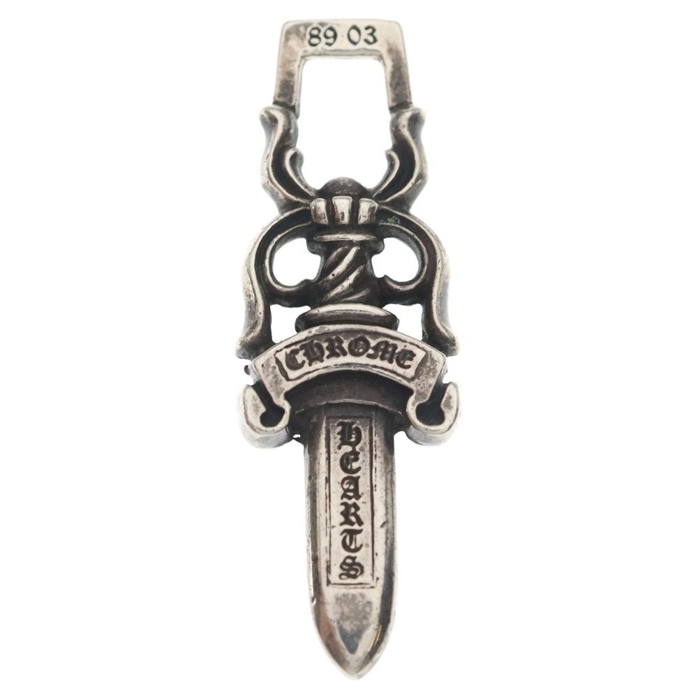 Chrome Hearts 10 Dagger Pendant Top Silver