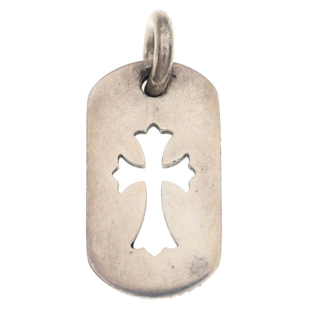 Chrome Hearts D Tag Sml CO Crs Cutout Cross Dog Tag Small Necklace Top — view 2