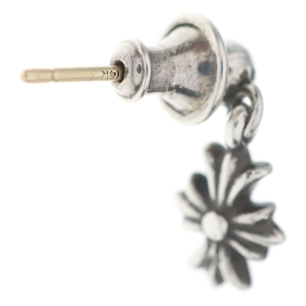 Chrome Hearts Tny CH Pls Tiny-e CH Plus Drop Earrings Silver — view 2