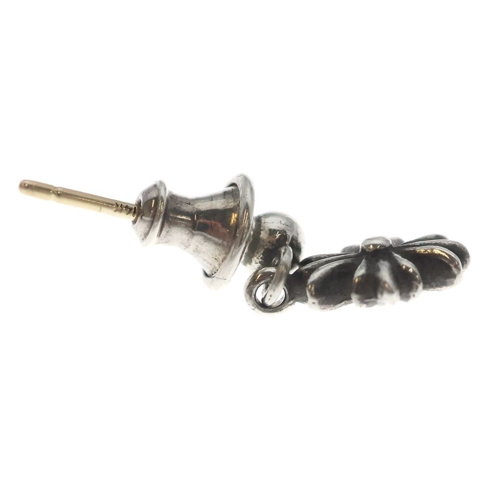 Chrome Hearts Tny CH Pls Tiny-e CH Plus Drop Earrings Silver — view 4