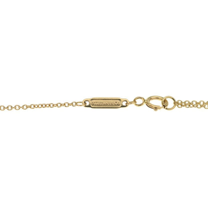 Tiffany & Co T Smile Mini Necklace Pendant Chain Gold — view 5