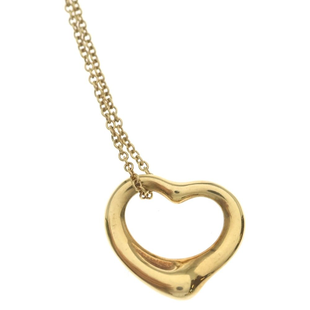 Tiffany & Co Open Heart Necklace Pendant Chain — view 3