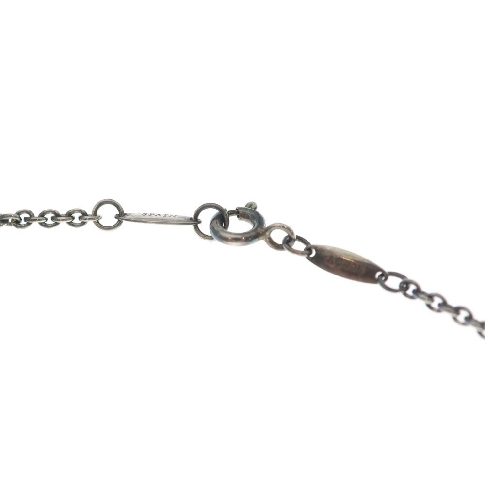 Tiffany & Co Open Heart Lariat Necklace Pendant Chain Silver — view 4