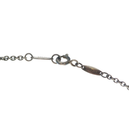 Tiffany & Co Open Heart Lariat Necklace Pendant Chain Silver — view 4