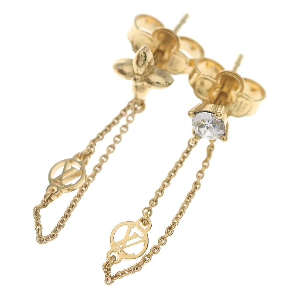 Louis Vuitton Book de Reuil Petit Earrings Gold