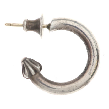 Chrome Hearts Hoop Plain Earrings Silver — view 4