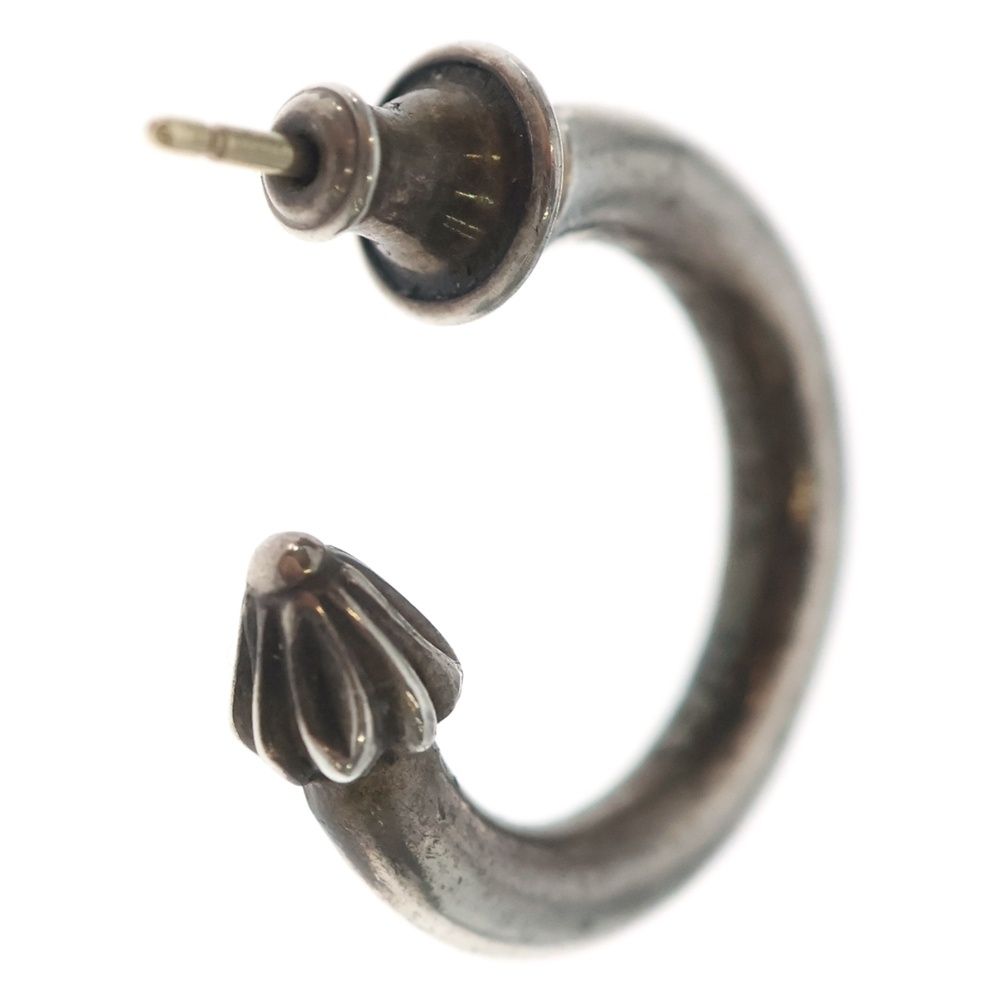 Chrome Hearts Hoop Plain Earrings Silver — view 2