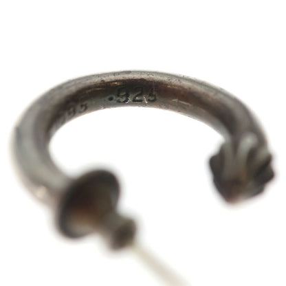 Chrome Hearts Hoop Plain Earrings Silver — view 6