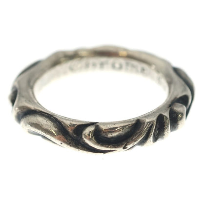 Chrome Hearts Scrl Band Scroll Ring Silver — view 4