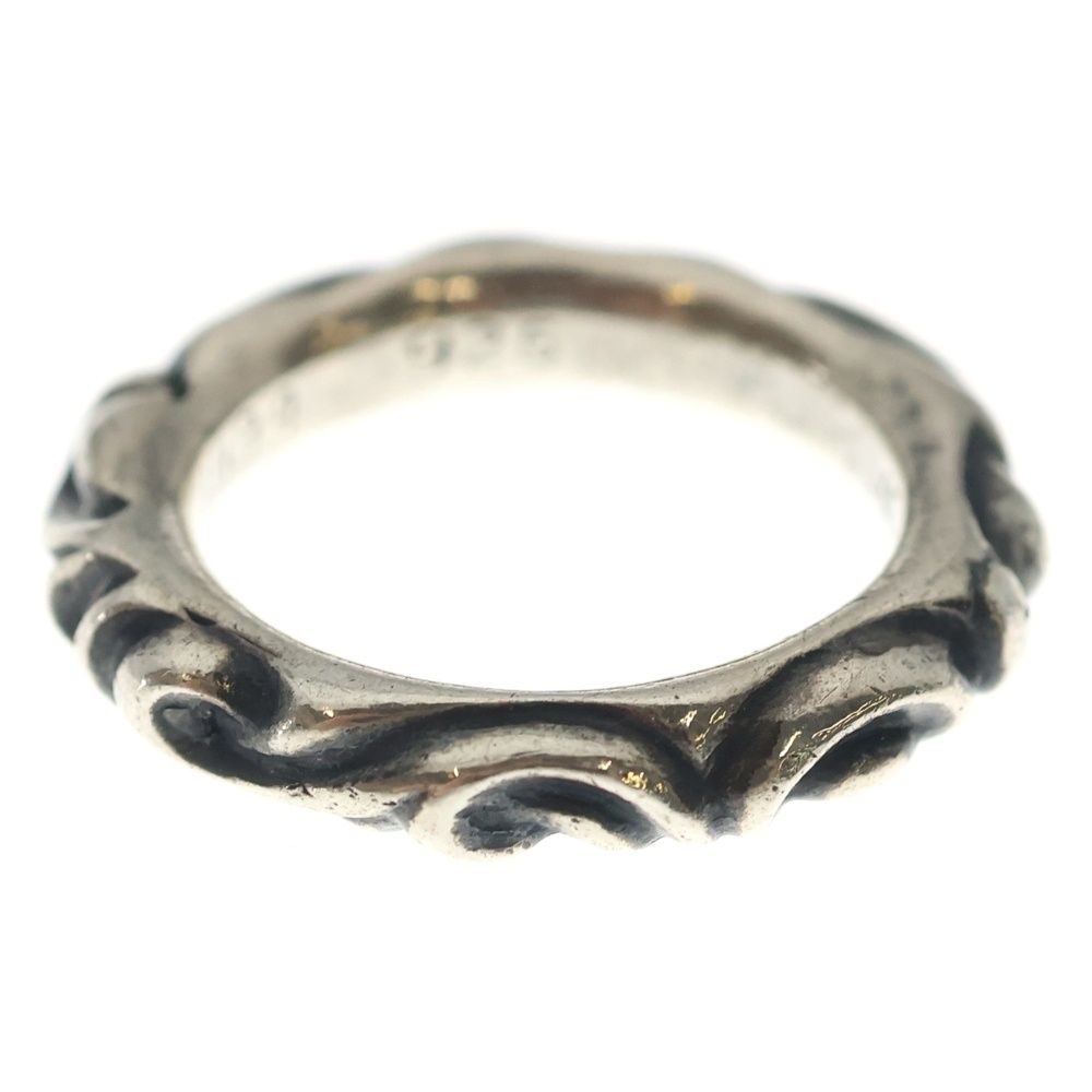 Chrome Hearts Scrl Band Scroll Ring Silver — view 2