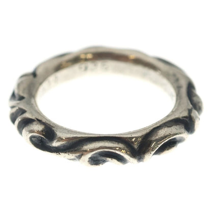 Chrome Hearts Scrl Band Scroll Ring Silver — view 2