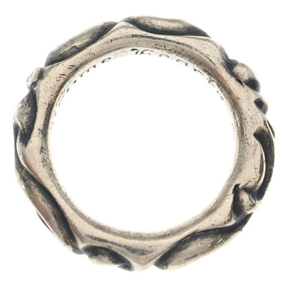 Chrome Hearts Scrl Band Scroll Ring Silver — view 6