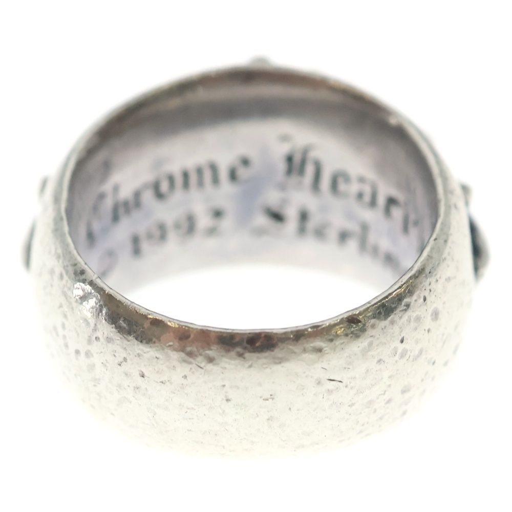 Chrome Hearts Flrl Crs Floral Cross Ring Silver — view 2