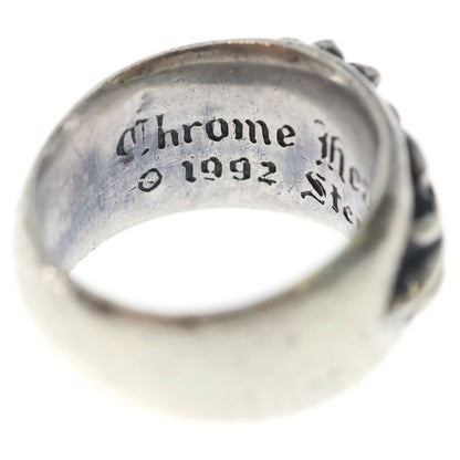 Chrome Hearts Flrl Crs Floral Cross Ring Silver — view 5