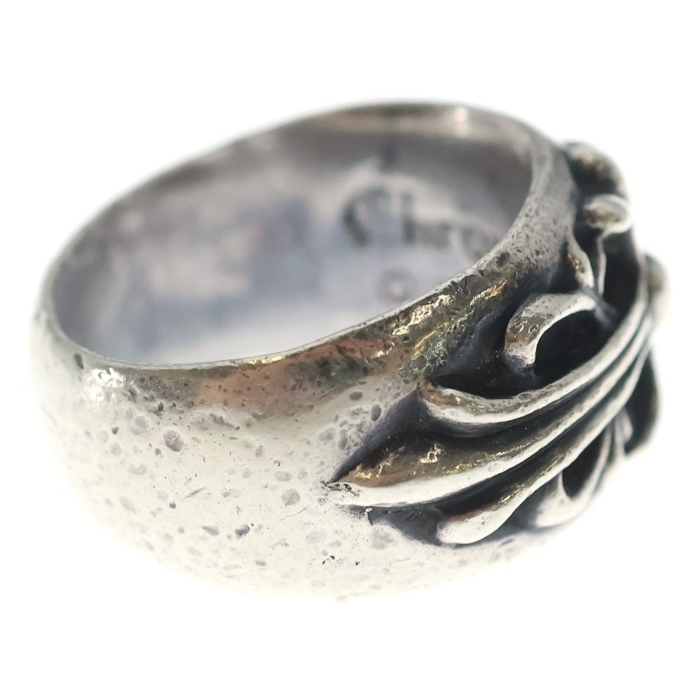 Chrome Hearts Flrl Crs Floral Cross Ring Silver — view 3