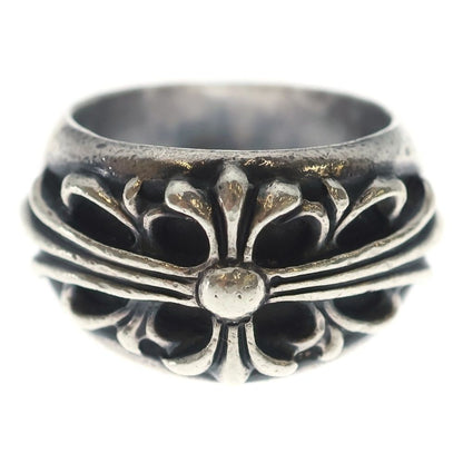 Chrome Hearts Flrl Crs Floral Cross Ring Silver — view 4