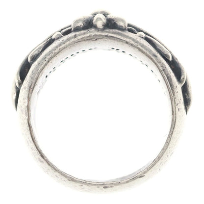 Chrome Hearts Flrl Crs Floral Cross Ring Silver — view 6