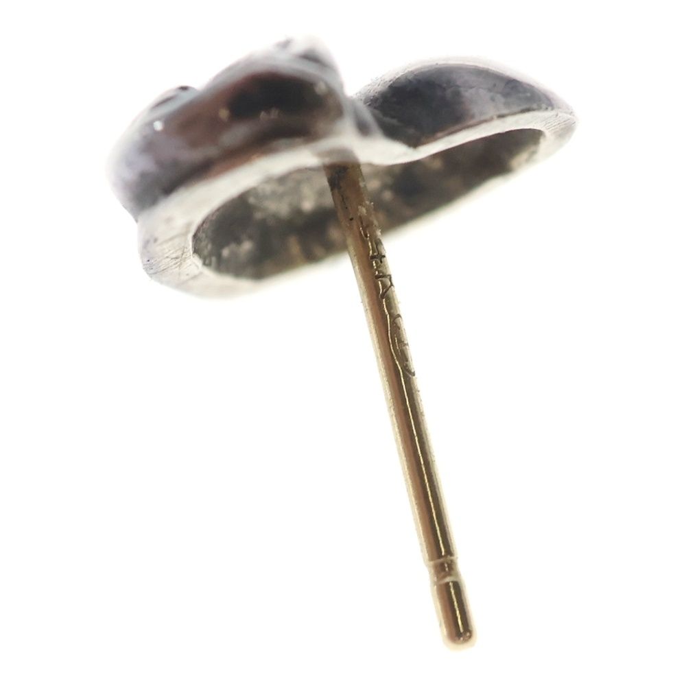 Chrome Hearts Stud Heart Earrings Silver — view 5