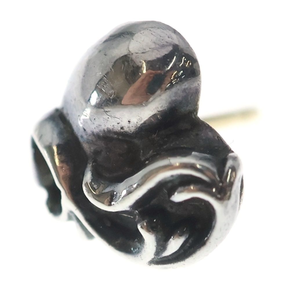 Chrome Hearts Stud Heart Earrings Silver