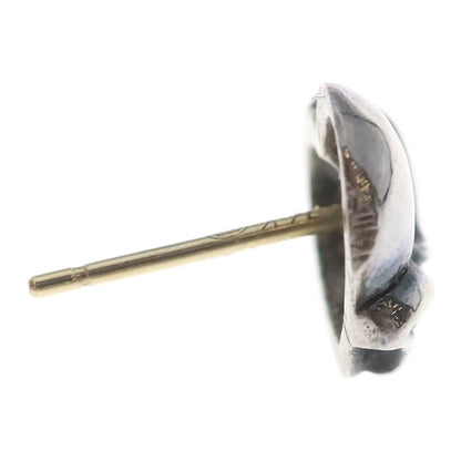 Chrome Hearts Stud Heart Earrings Silver — view 4