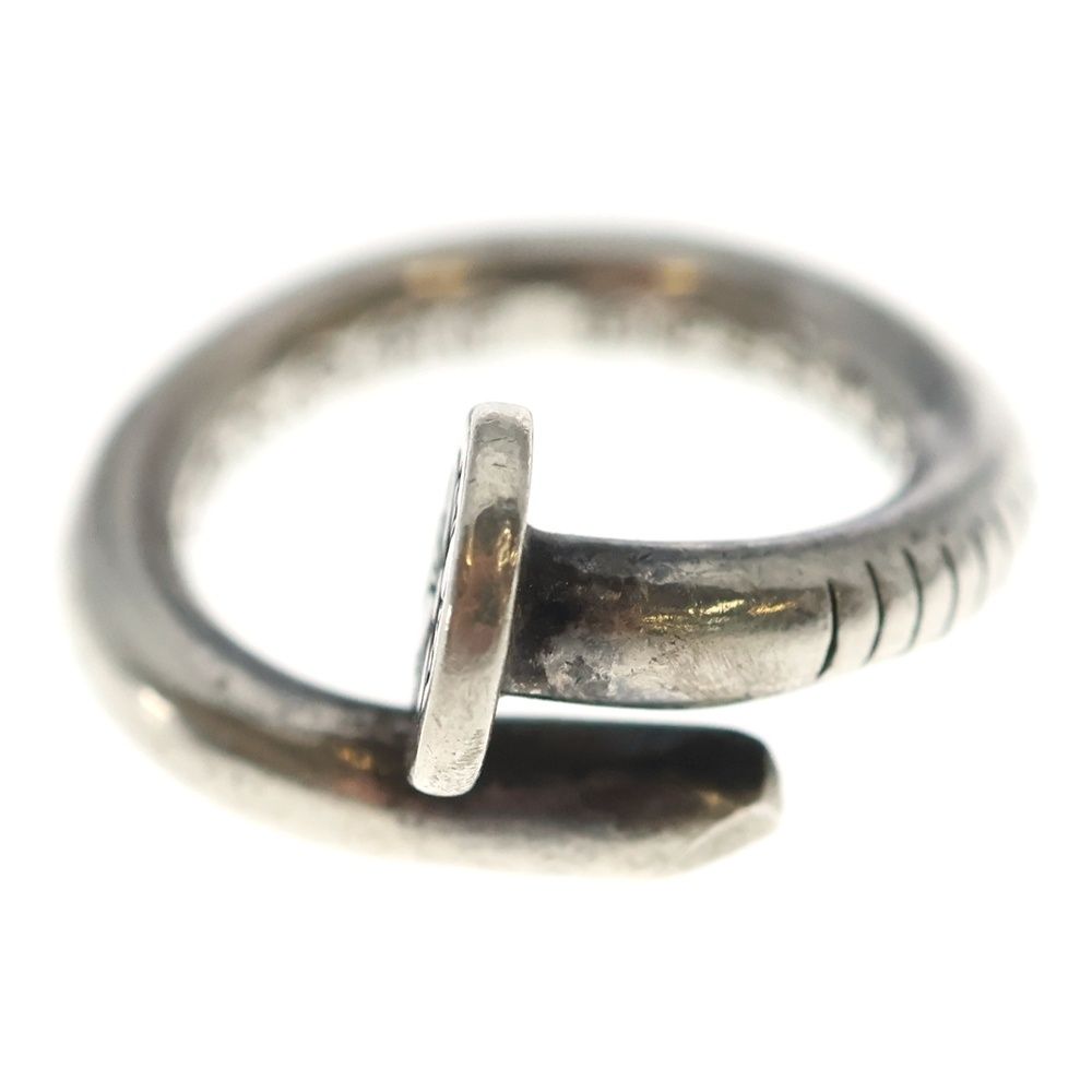 Chrome Hearts Nail Flat Ring Silver